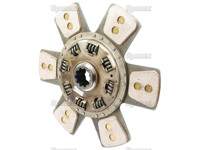 Ford New Holland TW15/TW20/TW25/TW30/TW35 Clutch Plate Main, 6 Paddle | 83955477