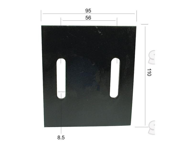 Scraper Plate 110x95x4mm for Maschio
