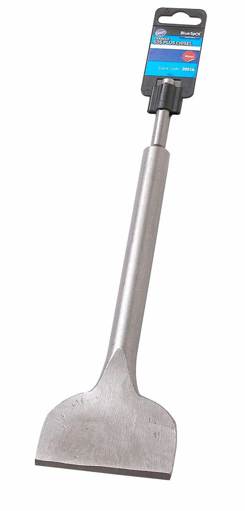 Blue Spot Tools 80mm SDS Plus Cranked Chisel