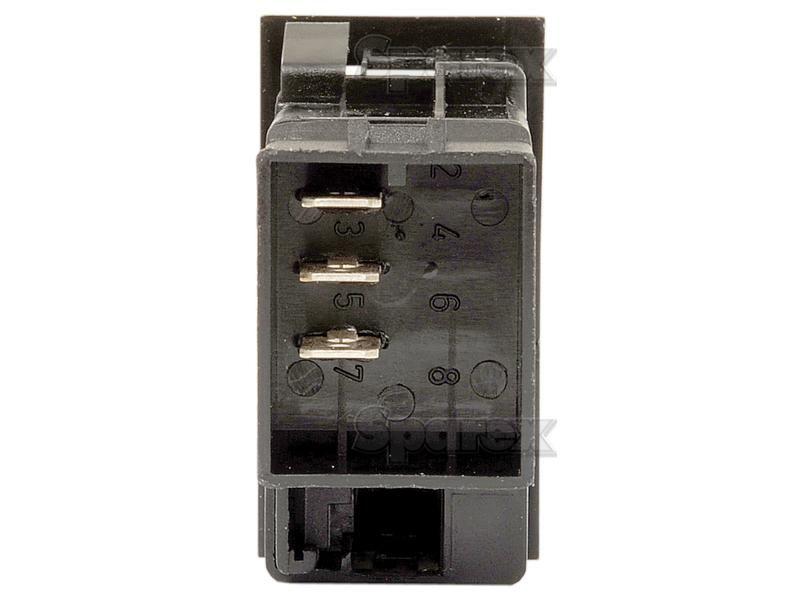 Rocker Switch - Universal Fitting, 3 Position (Off/1/2) HELLA LTD, Massey Ferguson