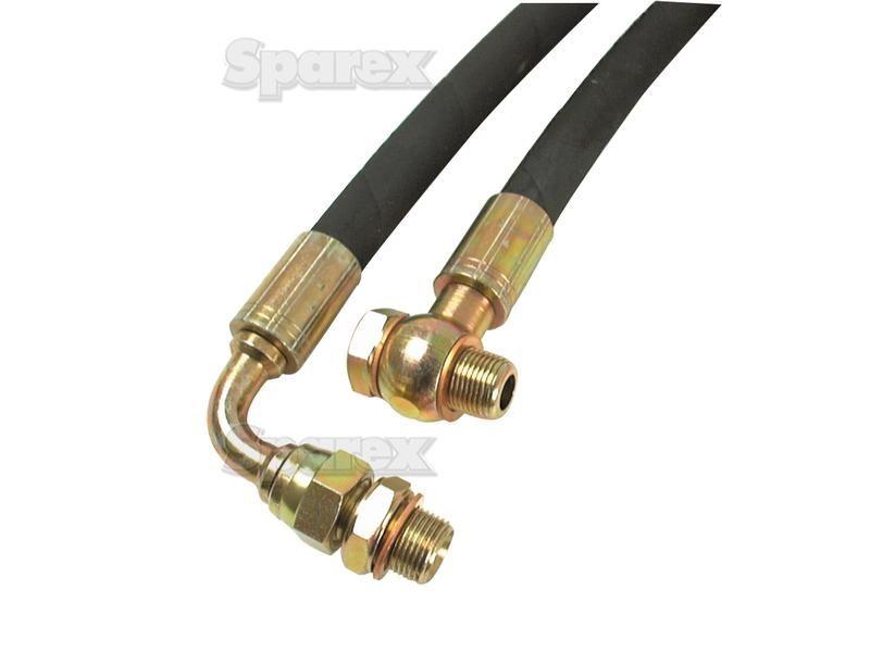 Hydraulic Top Link Hose Assembly 3/8'' BSP - 800mm