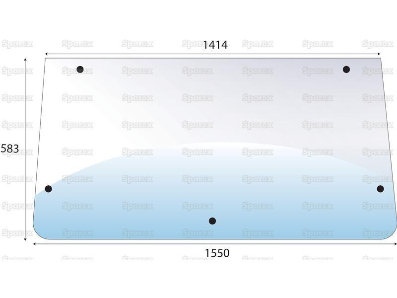 Rear Window for Zetor 7320 (UR1 Series)