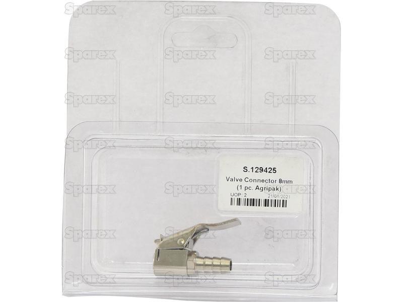 Valve Connector 8mm (1 pc. Agripak)