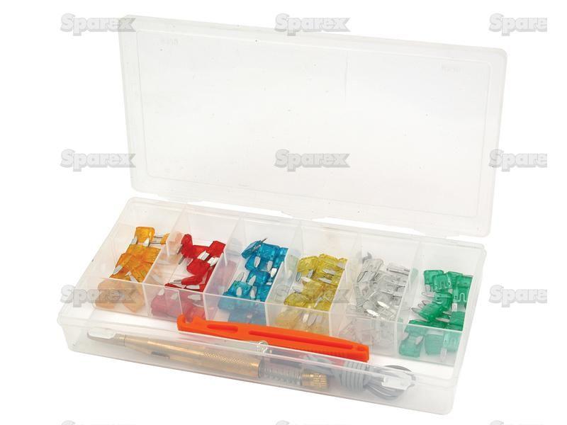 Mini Blade Fuse and Tool Kit Display Box 90 pcs.