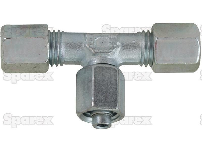 Hydraulic Metal Pipe Tee Stud Coupling E.T.V. 12L standpipe branch PARKER HANNIFIN (EVT12SCF)