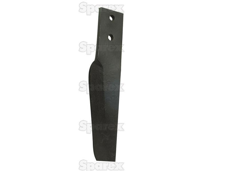 Power Harrow Blade 60x12x335mm LH. Hole centres: 44mm. Hole Ø 12.5mm. Replacement forMaschio. for Maschio