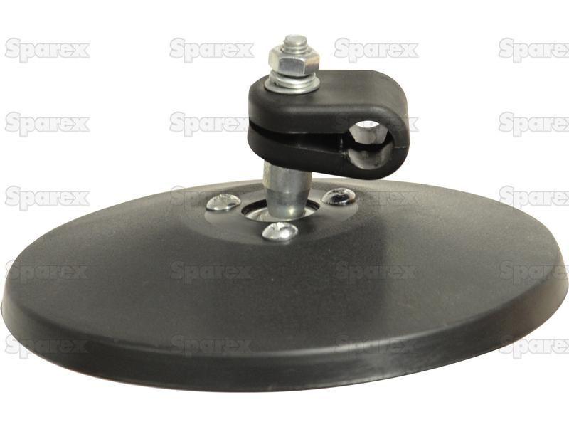 Mirror Head, Flat, Round | Height: 125mm Width: 125mm Arm Ø: Spigot fixing