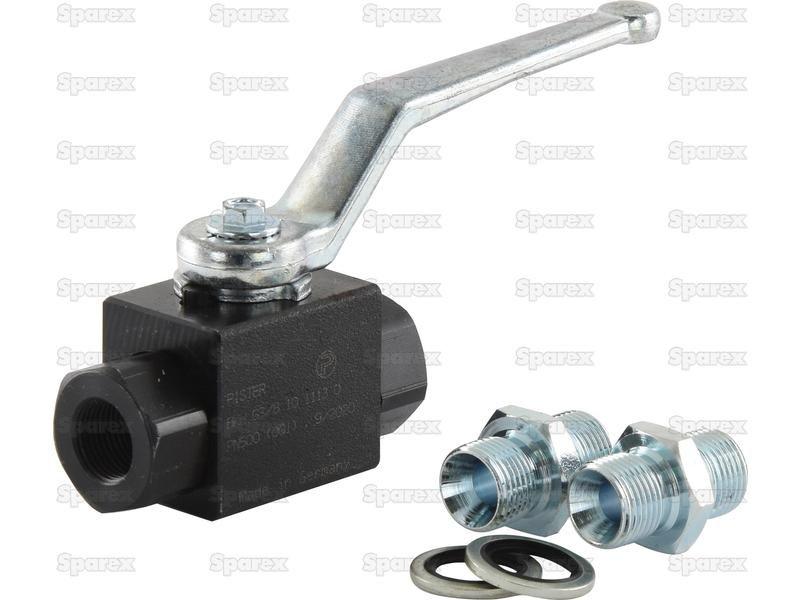 Hydraulic 2-way Shut-off Valve 3/8'' BSP male