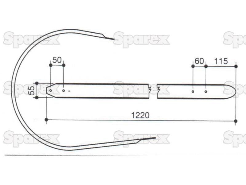 Pick Up Reel Band for Claas (0008080881, 808088)