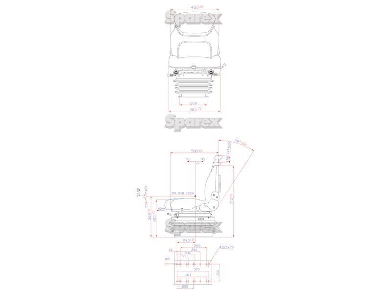 Sparex Seat Assembly