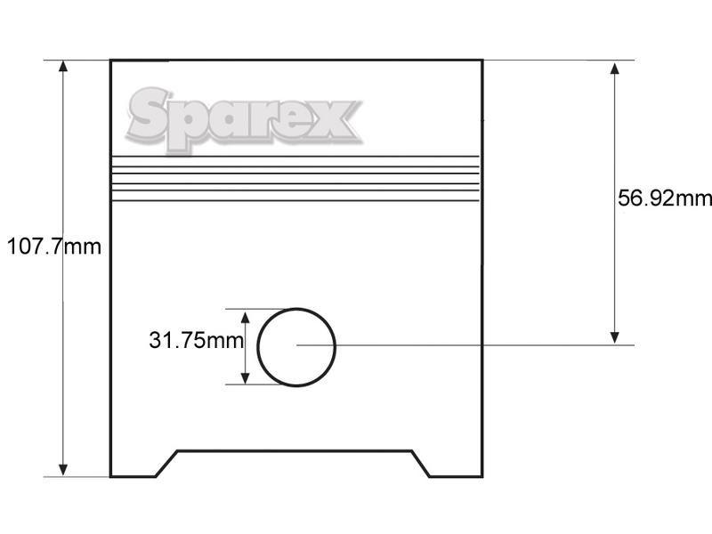 Piston (Standard) for Massey Ferguson 50 (Industrial Tractors)