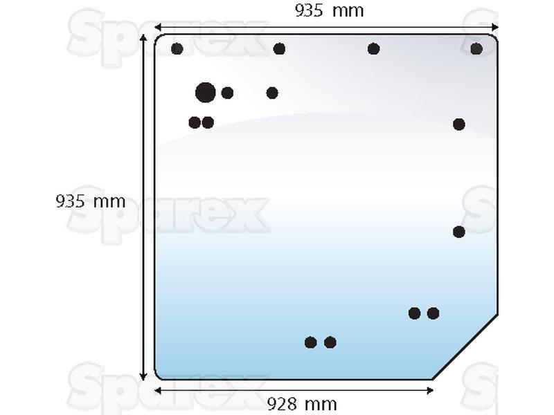 Rear Window for Renault Ares 616 (Ares)