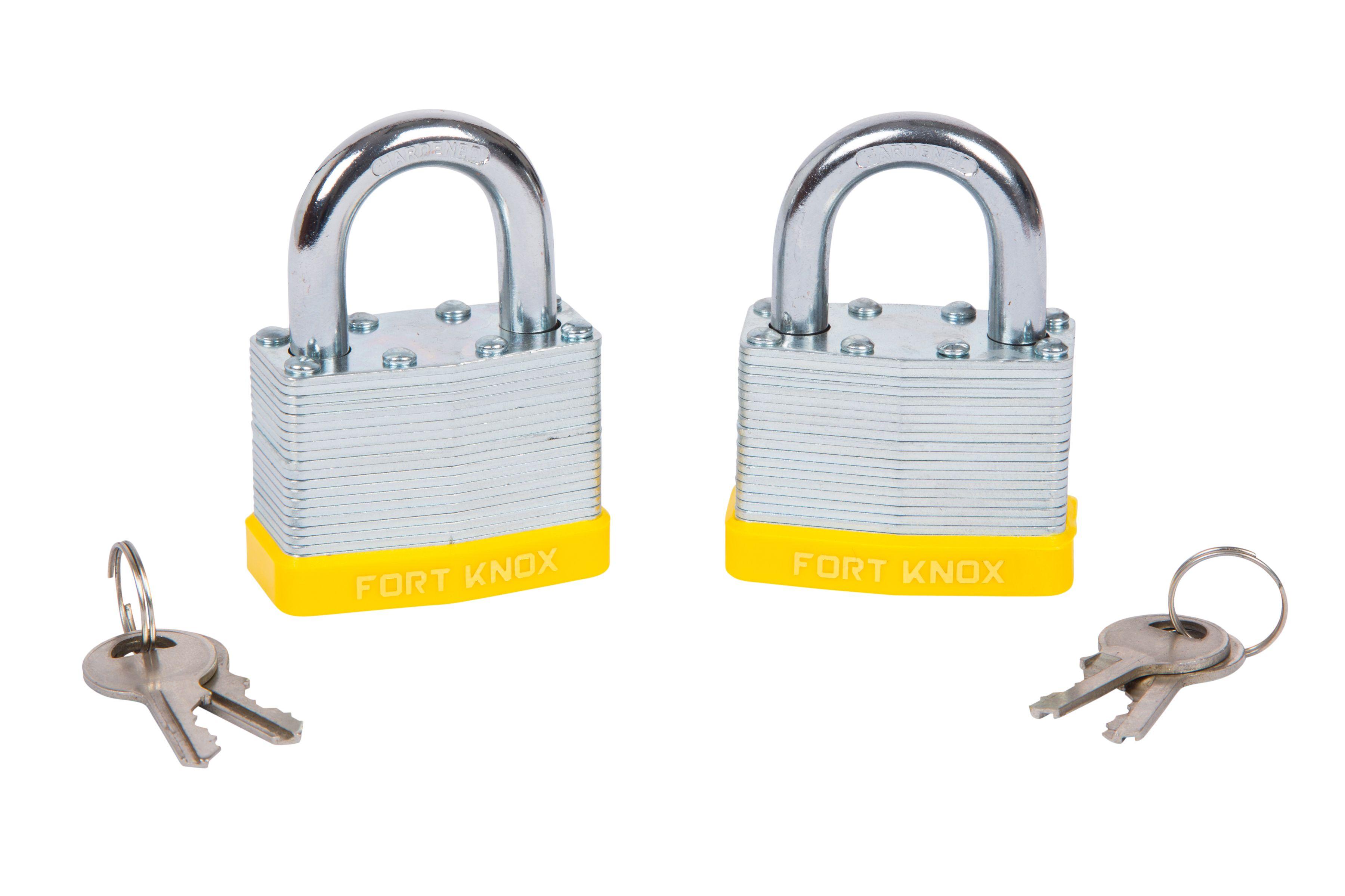 Blue Spot Tools 2 PCE 50mm Laminated Keyed Alike Padlocks