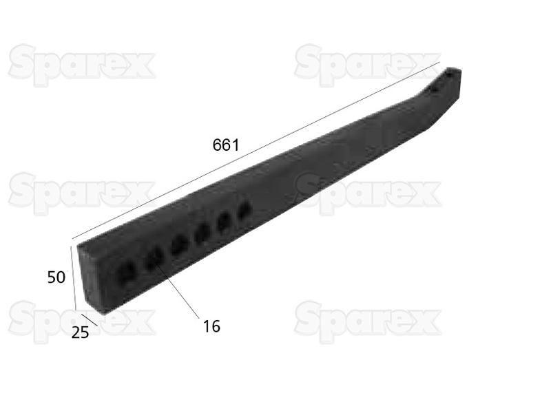 Cultivator Leg 675x50x25mm for Simba VARIOUS
