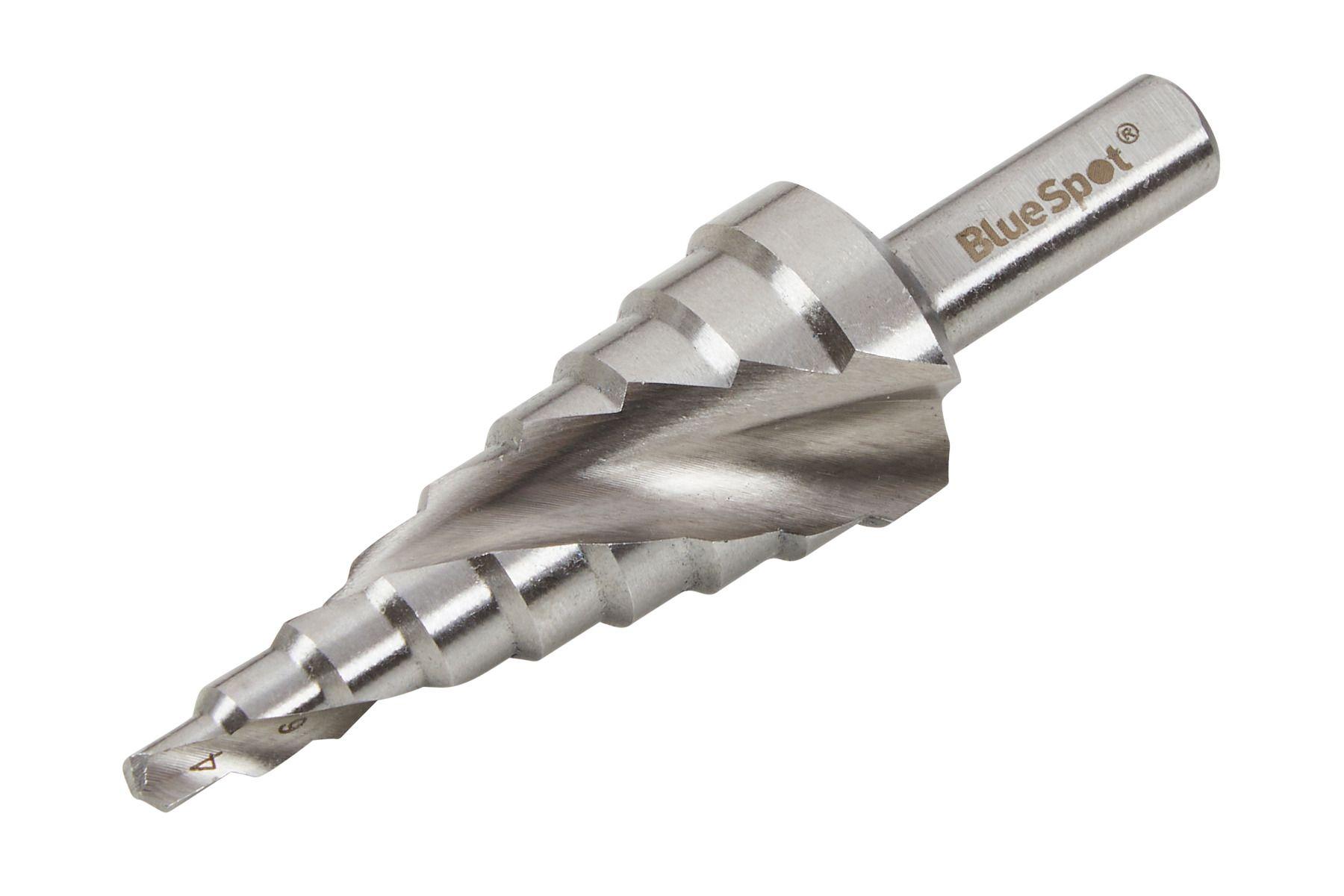 Blue Spot Tools HSS Spiral Flute Step Drill (4-20mm)