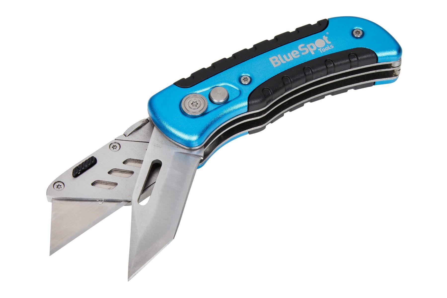 Blue Spot Tools Double Blade Locking Utility Knife