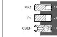New Holland Piston ring Piston ring 1930209
