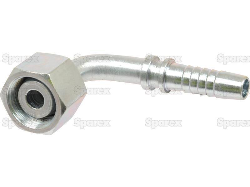 Dicsa Metric (French Gas) 24° Hose Insert 3/4'' x M36 x 1.5 Female Thread 90° Swept Swivel