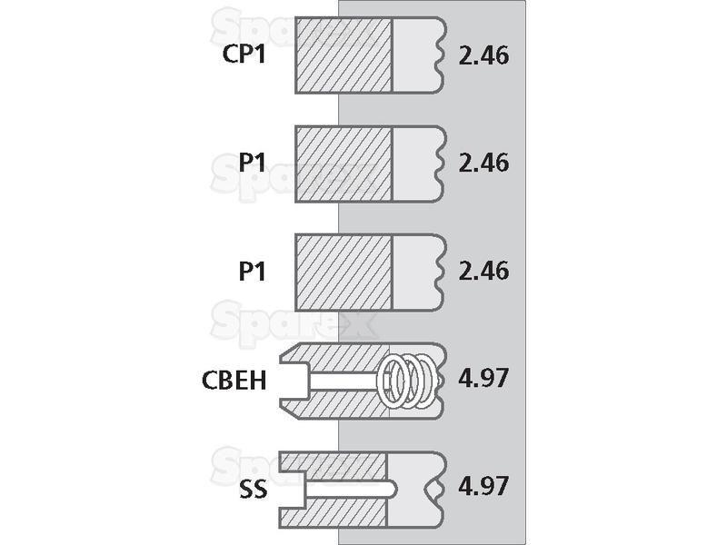 Piston Ring for Deutz-Fahr D 90 05