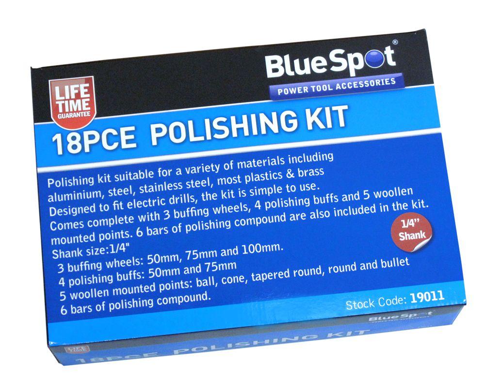 Blue Spot Tools 18 PCE Polishing Kit
