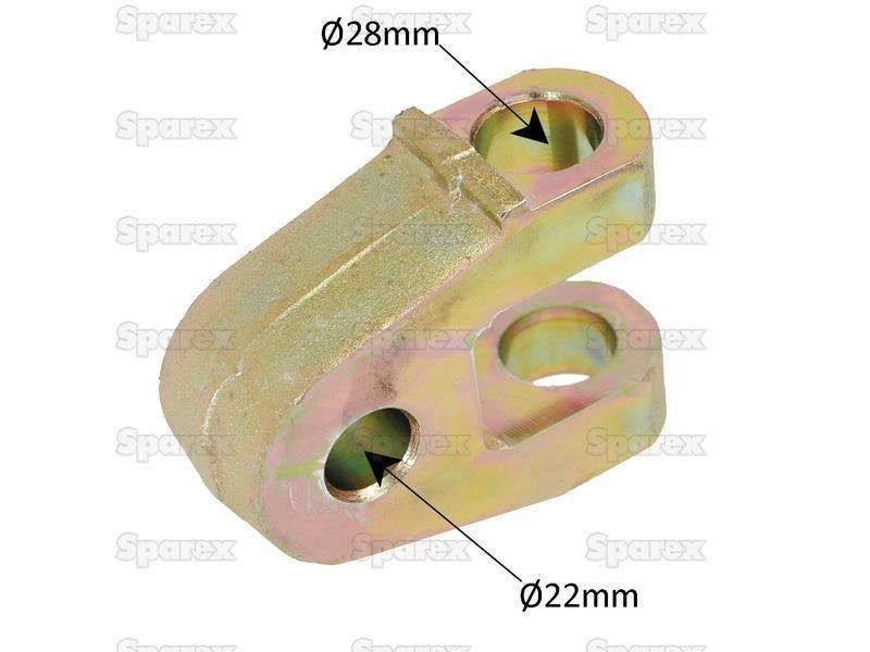 Top Link Knuckle End - Cat. 22mm
