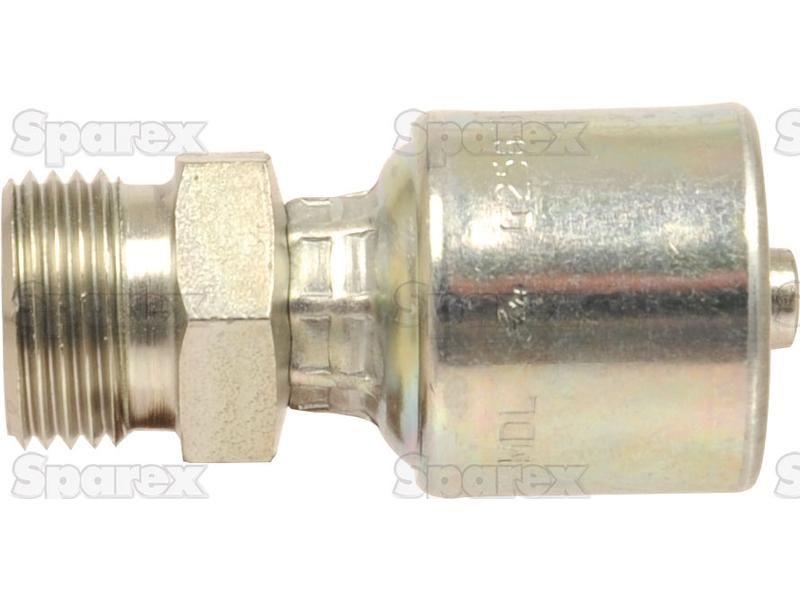 Gates Metric 24° Hose Insert 1/2'' x M22 x 1.5 () Male Straight Gates (Belts) (8G15MDL)