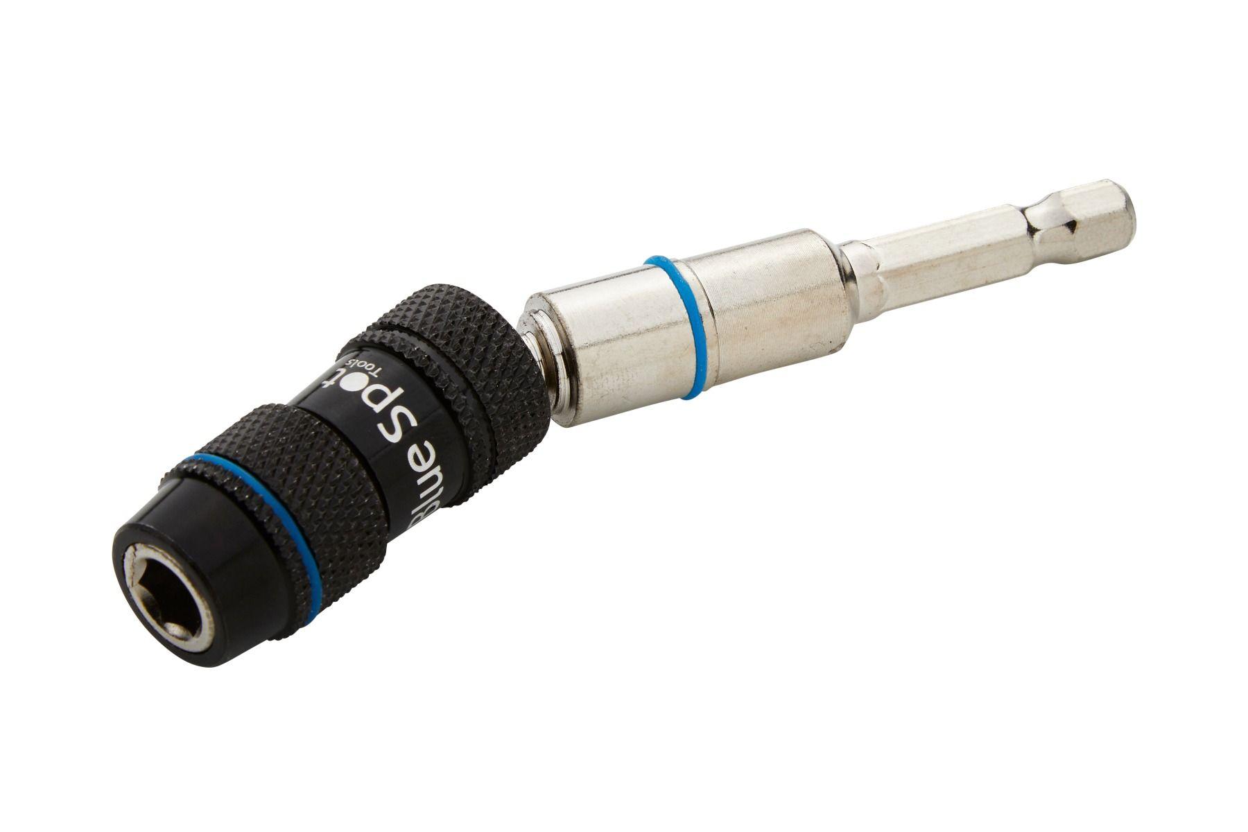 Blue Spot Tools 1/4" Hex Shank 0-20° Angled Drill Attachment