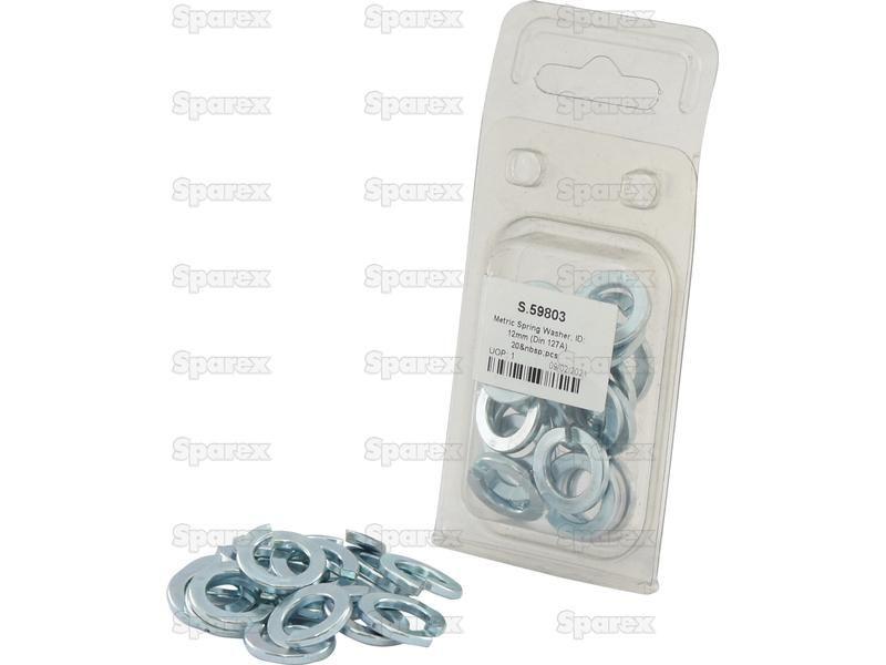 Metric Spring Washer, ID: 12mm (Din 127A) 20 pcs. Agripak