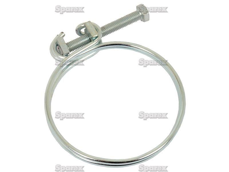 Double Wire Hose Clip, Ø53-60mm. .