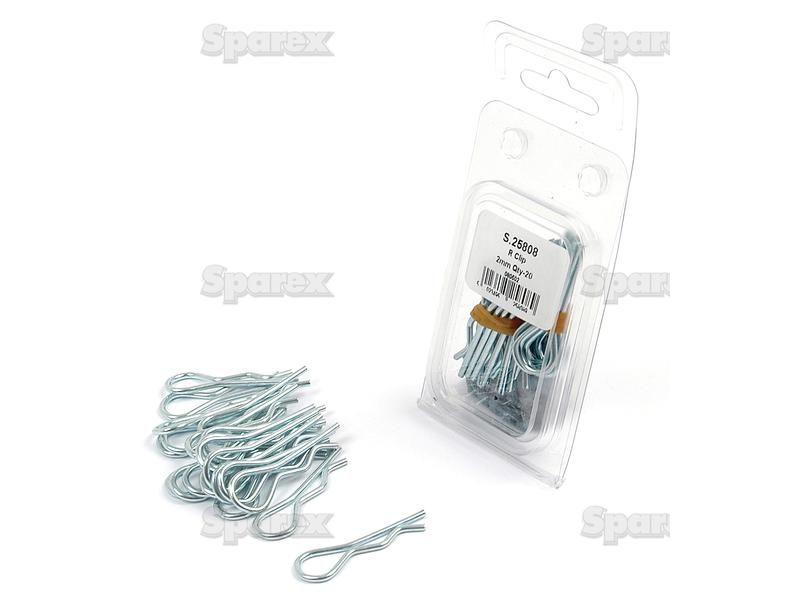 Grip Clip - Single Wound, Clip Ø2mm x 44mm