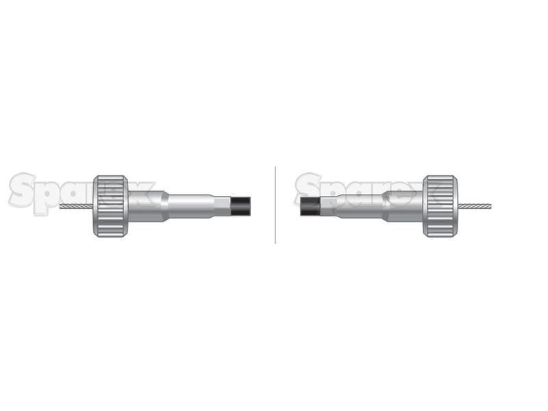 Drive Cable - Length: 1635mm, Outer cable length: 1668mm. for Case IH 4230 (4200 Utility Series)