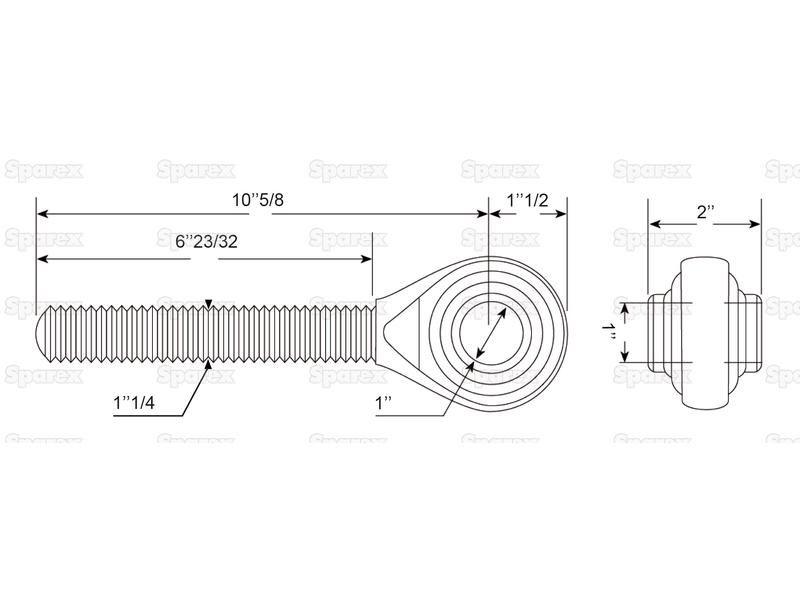 Top Link - Ball End (Cat.2)