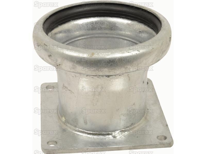 Female Coupling with Flanged end 6" Galvanised B |  for Bauer Slurry Equipment