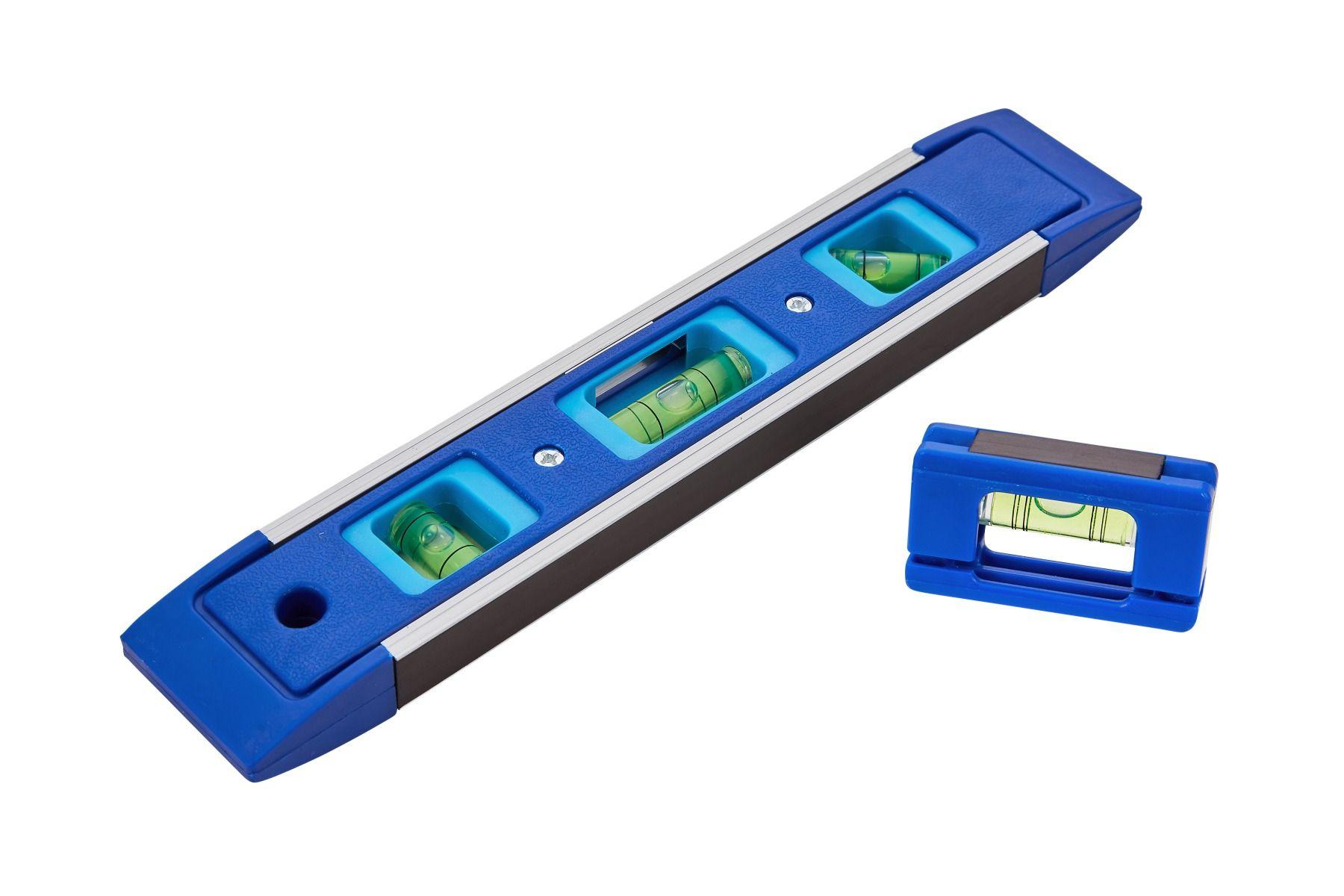 Blue Spot Tools 225mm (9") Magnetic Torpedo Level With Mini Level