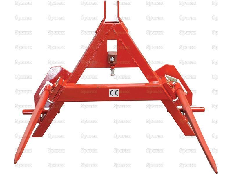 Bale Frame - 2 x M22 x 1100mm Tines (Sparex Brand)