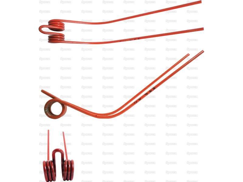 Swather haytine - - Length:589mm, Width:96mm, Ø10mm - Replacement for Kverneland, Taarup for Kverneland