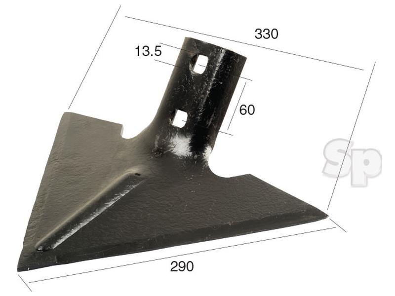 Sweep 330x6mm - Hole centres 60mm for Flexicoil