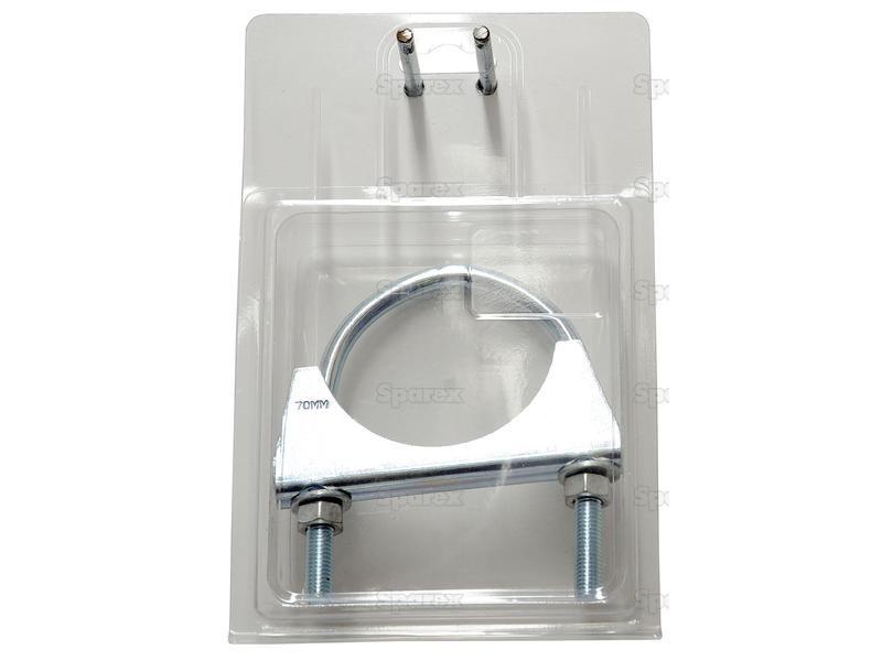 Silencer Clamp - Ø: 70mm, (1pc. Agripak)