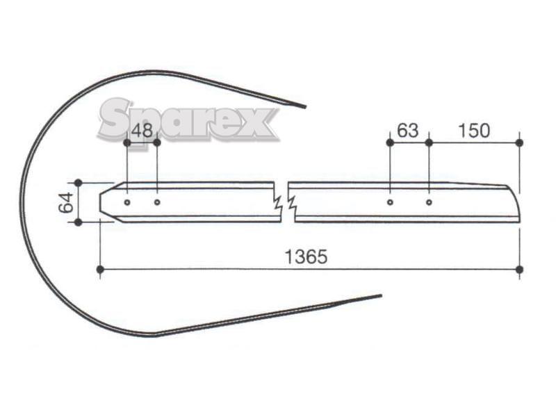 Pick Up Reel Band for Massey Ferguson (583912M2, 584759M2)