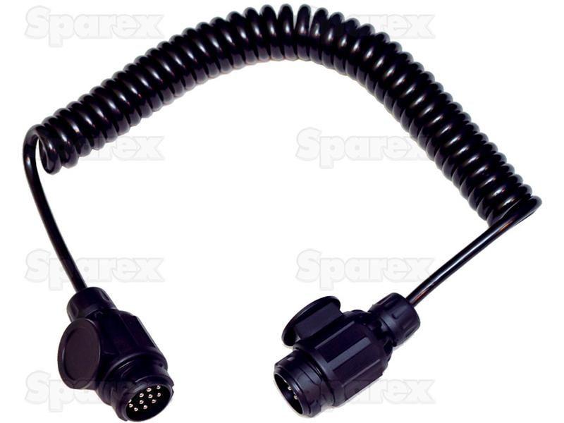 Spiral Extension Cable 3.5M, 13 / 13 Pin, Male / Male