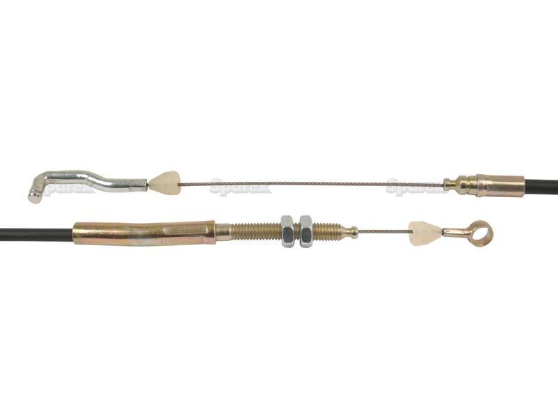 Hand Throttle Cable - Length: 944mm, Outer cable length: 667mm. for Massey Ferguson
