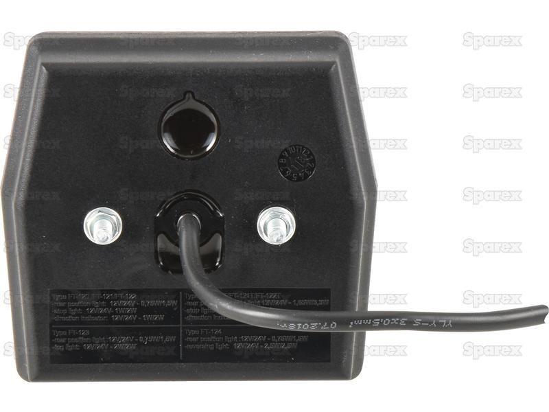 LED Rear Combination Light, Function: 2, Tail / Fog, RH & LH, 12-36V