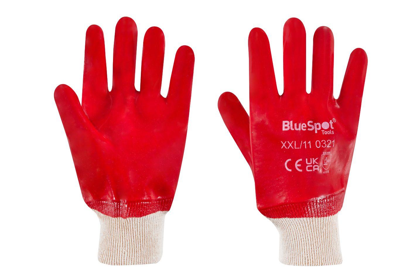 Blue Spot Tools Heavy Duty Pvc Gloves (XXL)