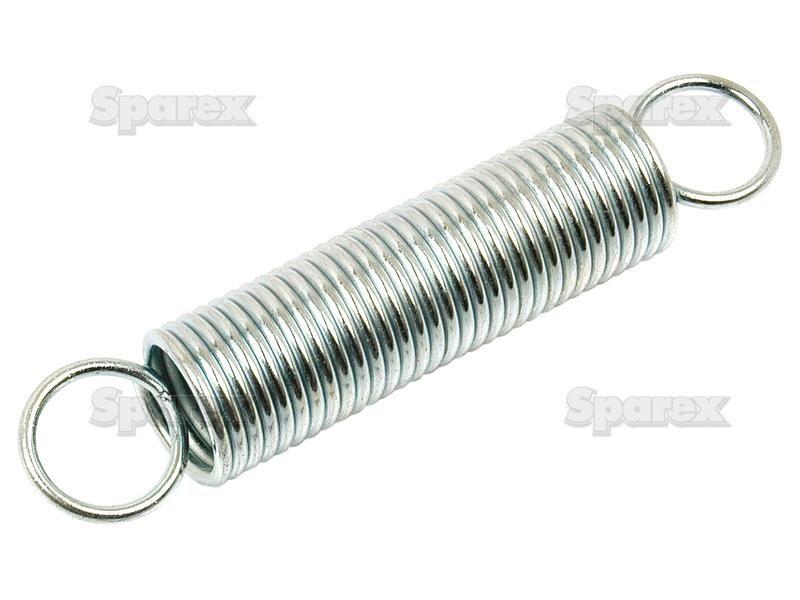 Tension Spring, Spring Ø19mm, Wire Ø2mm, Length: 105mm.