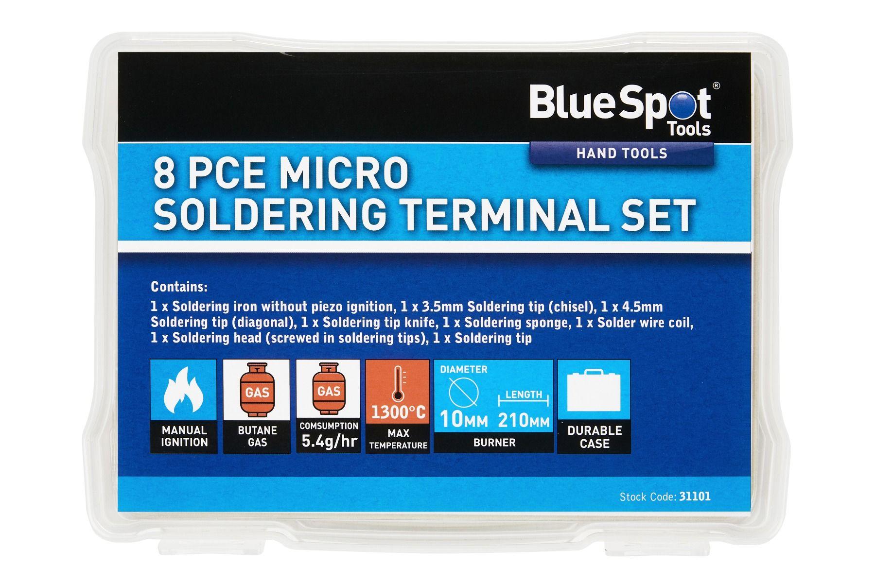 Blue Spot Tools 8 PCE Micro Soldering Terminal Set