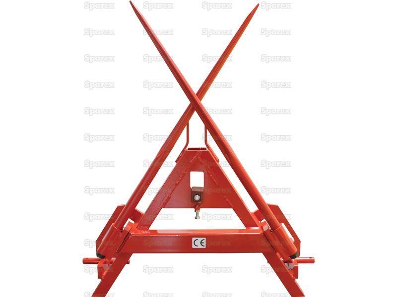 Bale Frame - 2 x M22 x 1100mm Tines (Sparex Brand)
