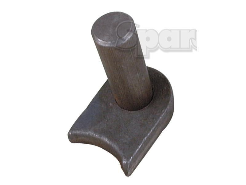 Weld On Gate Hanger - Radius, Pin Ø22mm