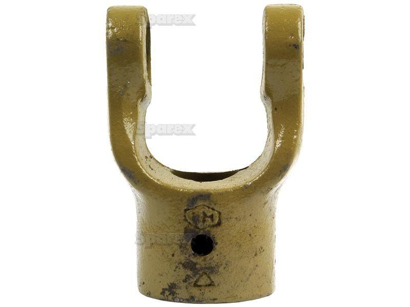 PTO Yoke - Keyed Yoke (U/J Size: 23.8 x 61.2mm) Bore Ø1'', Key Size: 1/4''. Bondioli & Pavesi, La Magdalena, Simba, Walterscheid