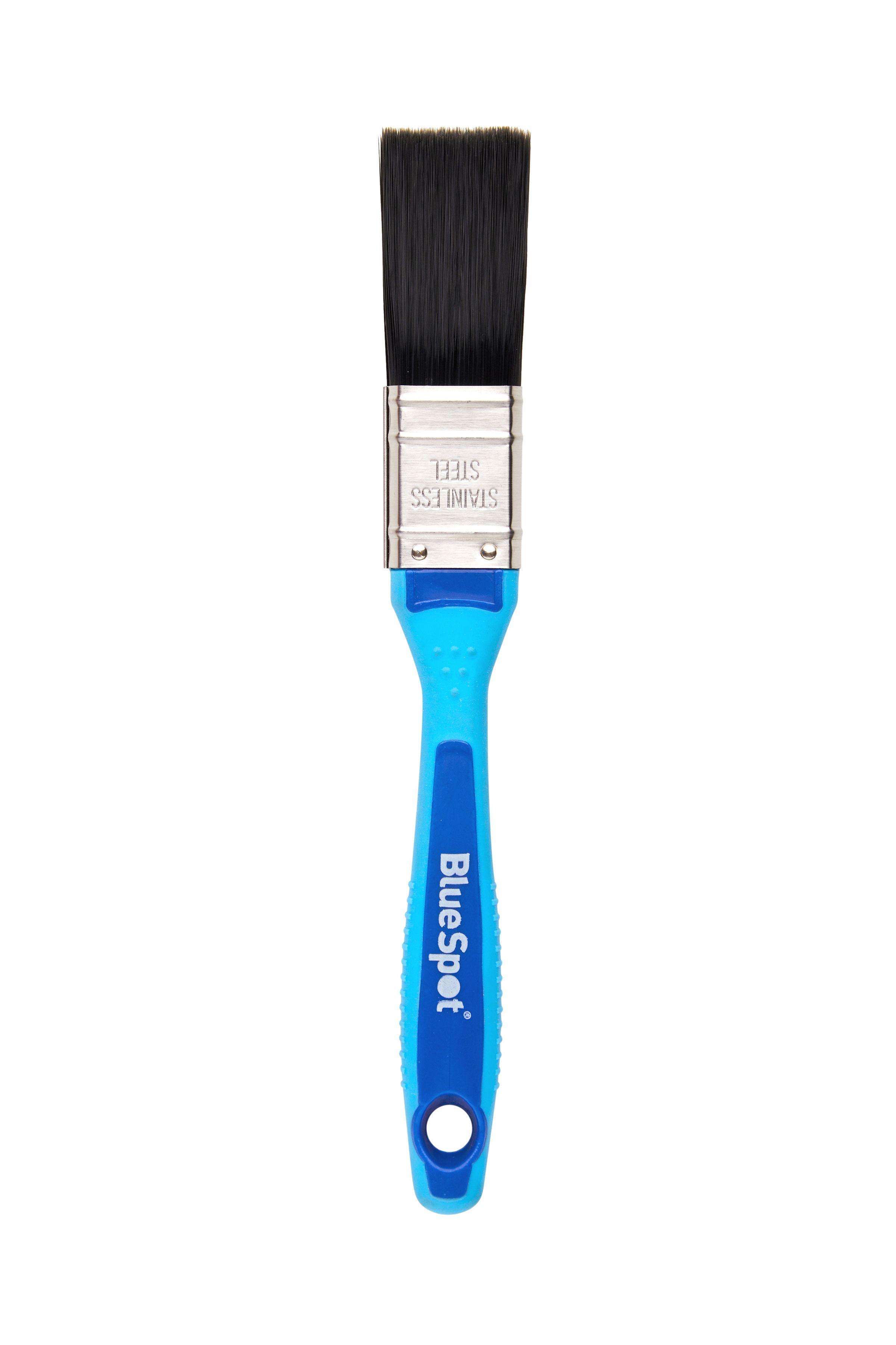 Blue Spot Tools 1" (25mm) Synthetic Paint Brush with Soft Grip Handle