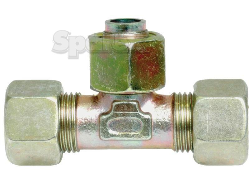 Hydraulic Metal Pipe Tee Stud Coupling E.T.V. 12L standpipe branch PARKER HANNIFIN (EVT12LCF)